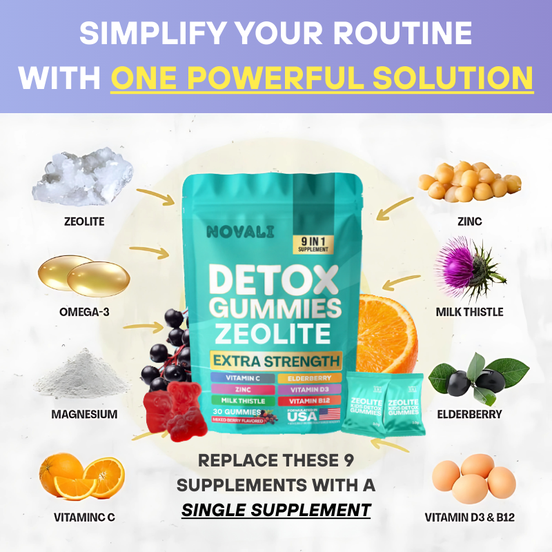 NOVALI - Detox & Multivitamin Gummies