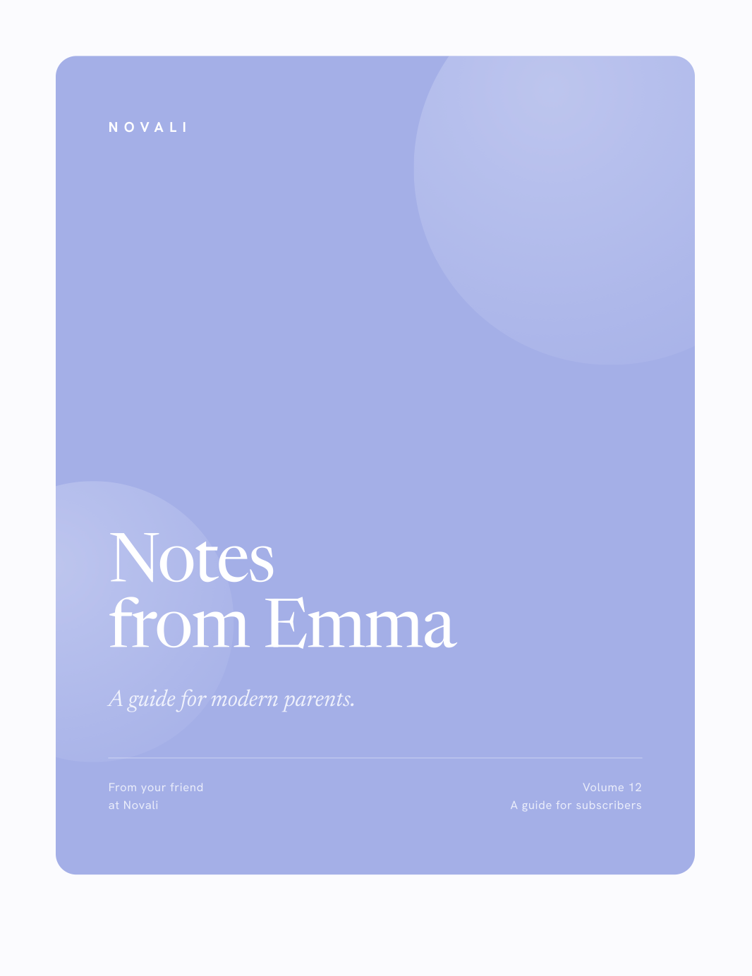 Notes From Emma - A Modern Parenting Guide