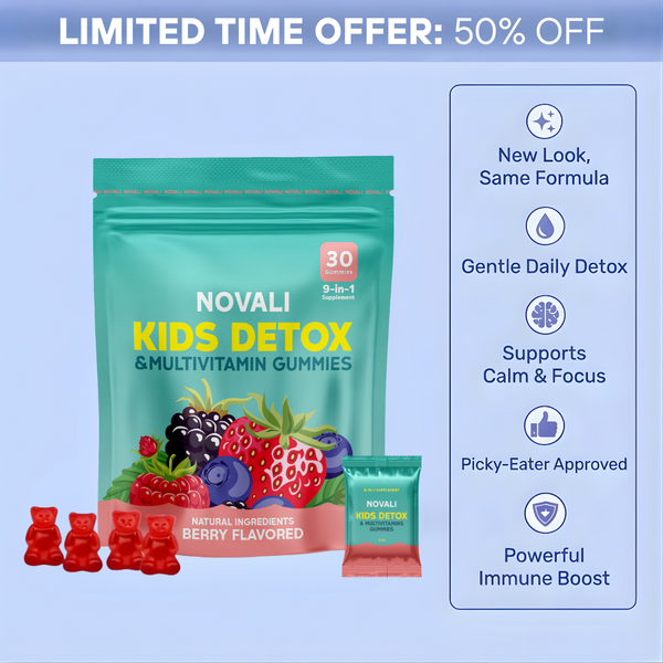 Novali Detox and Multivitamin Gummies