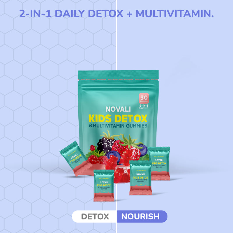Novali Detox and Multivitamin Gummies
