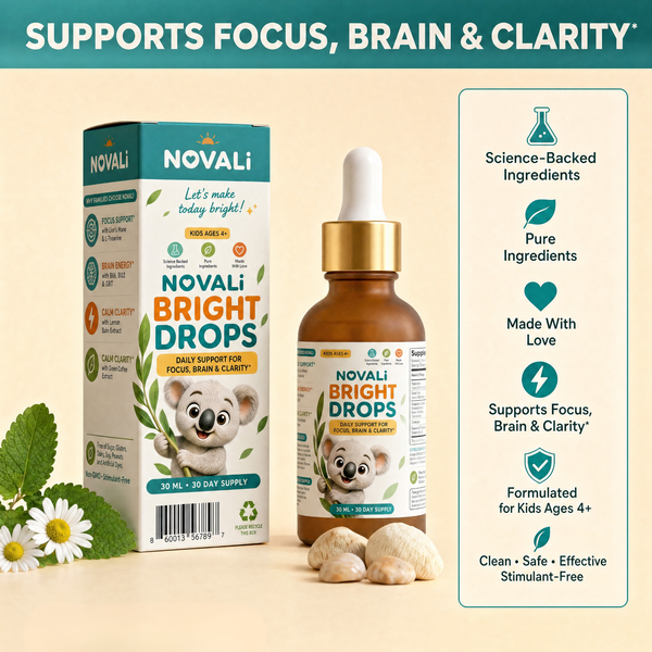 Novali Bright Drops bottle