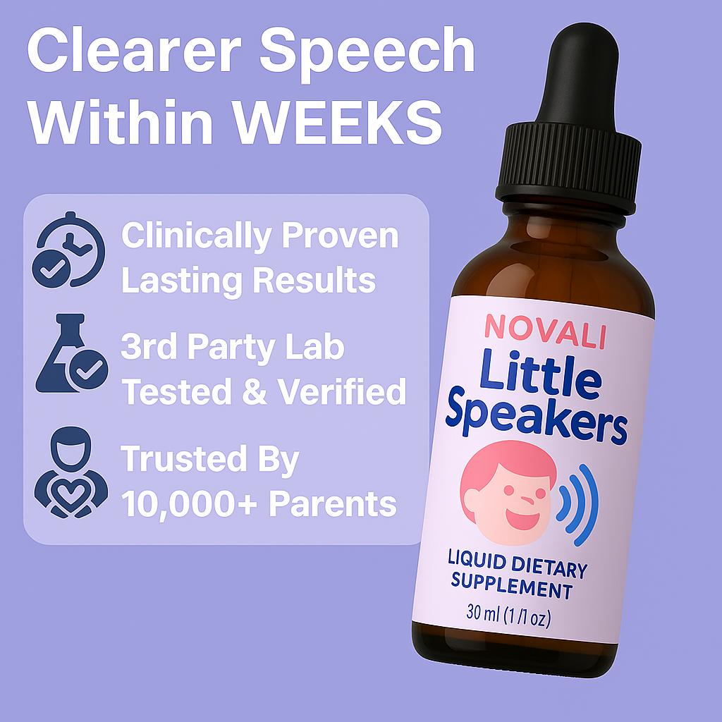 Little Speakers Natural Speech Support Drops